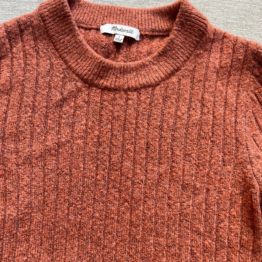 Madewell Burnt orange sweater